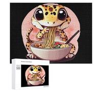 Puzzle giapponese Ramen leopardo geco per adulti attività familiari giochi decorazione della casa puzzle 500 PCS