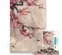 Puzzle giapponese Sakura, difficile, per adulti, 1000 pezzi, rompicapo rilassante, arte da assemblare, regalo speciale (50x75cm)