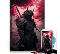 Puzzle giapponese Samurai Cherry da 1000 pezzi per ragazzi, ideale per migliorare la memoria, per un relax informale, con bordi precisi e un design elegante (38x26cm)