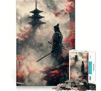 Puzzle giapponese Samurai, difficile, per adulti, 1000 pezzi, stimola la memoria, favorisce la calma, taglio liscio, classico, regalo (50x75cm)