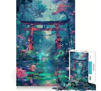 Puzzle giapponese Torii Gate da 1000 pezzi per adolescenti, gioco per allenare la mente, rilassante e divertente, con design da assemblare, regalo perfetto 50x75cm