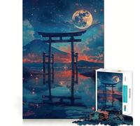 Puzzle giapponese Torii Gate da 1000 pezzi per adulti, gioco stimolante per la mente, ideale per il gioco di gruppo, con dettagli nitidi e un regalo perfetto 38x52cm