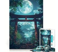 Puzzle giapponese Torii Gate da 1000 pezzi per ragazzi, gioco di abilità mentale, divertimento casual, design, assemblaggio, regalo elegante 50x75cm