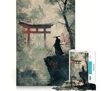 Puzzle giapponese Torii Gate per adulti, 1000 pezzi, gioco di logica e abilità, per un divertimento lento e piacevole, con tagli precisi, pezzo da collezione 38x26cm