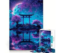 Puzzle giapponese Torii Gate per adulti, 1000 pezzi, gioco di logica mentale, delicato, rilassante, taglio deciso, lista dei desideri di Babbo Natale 50x75cm