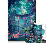 Puzzle giapponese Torii Gate per adulti, 1000 pezzi, Smart Reason Toy Group, bordo liscio, opera d'arte 50x75cm