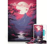 Puzzle giapponese Vaporwave per adulti,1000 pezzi,gioco di memoria,montaggio sicuro e a incastro,gioco significativo per costruire connessioni (38x26cm)