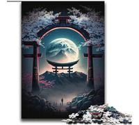 Puzzle giapponesi del cancello Torii per adolescenti, 2000 pezzi, adatti dai 14 anni in su, decorazione da parete, regalo di compleanno per Natale (70x100cm)