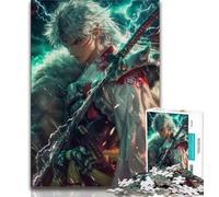 Puzzle giapponesi per adulti e adolescenti, 1000 pezzi, giocattoli, giochi educativi, antistress, lista dei desideri con Babbo Natale (38x26cm)