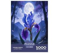 Puzzle Giardino di fiori di iris Artee Jigsaw Family Game Idea Regalo Per Bambini Plant Divertimento Gioco 1000Pcs Classici Idea Regalo Per Lei O Lui 38x26cm/1000pcs