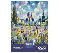 Puzzle Giardino di fiori di iris Artee Jigsaw Family Game Idea Regalo Per Bambini Plant Divertimento Gioco 1000Pcs Classici Idea Regalo Per Lei O Lui 70x50cm/1000pcs