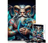Puzzle gigante "Argus Chronicles" per ragazzi, 1000 pezzi per allenare la mente, semplice e divertente da assemblare, un regalo prezioso 38x52cm
