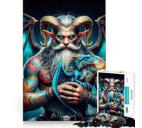 Puzzle gigante "Argus Chronicles" per ragazzi, 1000 pezzi per allenare la mente, semplice e divertente da assemblare, un regalo prezioso 38x52cm