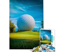 Puzzle gigante da 1000 pezzi con pallina da golf gioco rilassante antistress per adulti ideale come regalo per tutta la famiglia (dimensioni 50x75cm)