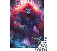 Puzzle gigante da 1000 pezzi con superpoteri del gorilla per adulti e adolescenti, puzzle in legno per divertimento in famiglia e serate di gioco, 1000 pezzi (75x50 cm)