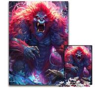 Puzzle gigante da 1000 pezzi per adulti,puzzle con superpoteri del gorilla,perfetto per il divertimento in famiglia,giochi di società,bomboniere per feste di compleanno,26x38cm/10,23x14,96 pollici