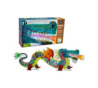 Puzzle Gigante Léon il Drago: Un Viaggio Magico di 58 Pezzi - Nouvo