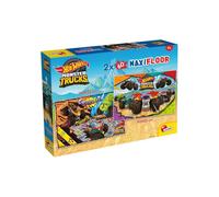 Puzzle gigante Lisciani Giochi Hot Wheels Monster Trucks 2 x 60 pezzi da 4 anni Multicolore - Nouvo
