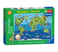 Ravensburger 07072 - Animali del mondo, Puzzle 60 pezzi Giant