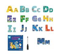 Puzzle - Giocattoli Educativi Alfabeto per Apprendimento Lettere - Gioco Didattico con Personaggi Cartoon per Bambini Scuola Materna e Asilo Divertente