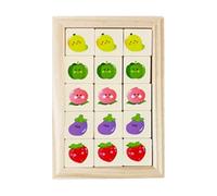 Puzzle - Giocattolo Di Abbinamento A Tema Cartone Animato | Gioco di Rompicapo per Bambini in Legno | Per Bambini, Famiglia, Aula, Addestramento, Sviluppo Della Logica, Scuola Materna