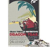 Puzzle giocattolo educativo Gran Premio di Croazia 1917 Puzzle di cartone premium per bambini adulti Regalo di Natale 1000 pezzi (75x50 cm)
