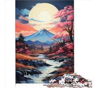 Puzzle Giochi educativi Giappone mt fuji Puzzle da 1000 pezzi per adulti Puzzle da 1000 pezzi Giochi educativi Decorazioni per la casa 1000 pezzi (26x38 cm)