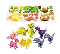 Puzzle Gioco | Gioco Educativo STEM Interattivo da Tavolo,Puzzle Animali 3D in Legno - per Casa Asilo Compleanno Natale Capodanno Scuola Ragazzi Bambini Adolescenti