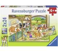 Puzzle giorno in fattoria 2x24 pezzi