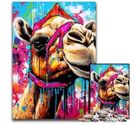 Puzzle Giraffa da 1000 pezzi per adulti, puzzle impegnativi, rompicapo fai da te per adolescenti, 26X38CM/10,23x14,96 pollici