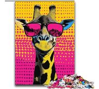 Puzzle Giraffe Art per adulti 2000 puzzle, giochi divertenti, decorazioni da parete, regali unici per compleanno e Natale (70x100cm)