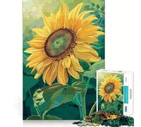 Puzzle Girasole da 1000 pezzi per adolescenti, ideale per stimolare la memoria, calmare la mente e creare un'opera d'arte da collezione 38x26cm
