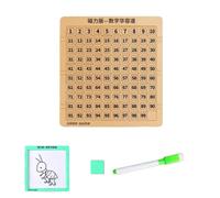 Puzzle Glissant Numérique,Jeu Magnétique Numérique 1-99 avec Apprentissage Mathématique - Tableau à Dessin pour avec Stylo | pour Garçons, Filles, Adolescenti, Pâques, Voyage, Noël, Apprenissage et