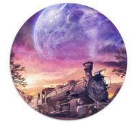 Puzzle GOING HOME da 1000 pezzi, puzzle rotondo da 1000 pezzi per adulti, decorazione artistica fai da te, regalo di compleanno perfetto, 67,5x67,5 cm