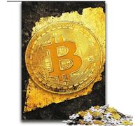 Puzzle Golden Bitcoin per adulti, 2000 pezzi, difficile, adatto dai 14 anni in su, decorazione da parete, regalo di compleanno per Natale (70x100cm)