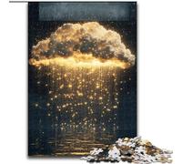Puzzle Golden Clouds da 1000 pezzi per adolescenti, regalo adatto per bambini dai 14 anni in su, divertimento in famiglia, ideale come regalo per tutta la famiglia (50x75cm)