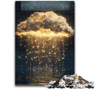 Puzzle Golden Clouds per adolescenti 1000 pezzi, aiuta il cervello ad allenare i giocattoli avvincenti per coltivare la pazienza Un'opera d'arte (38x26cm)