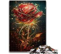 Puzzle Golden Line Rose da 1000 pezzi per adulti e ragazzi, per età 14+, giochi divertenti, attività divertenti a casa, regali di compleanno, regali di viaggio 26x38cm