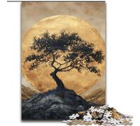 Puzzle Golden Tree da 1000 pezzi per adulti e adolescenti, interessante strumento per ridurre lo stress e favorire l'interazione genitore-figlio (26x38cm)