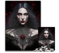 Puzzle gotici "Fantasma dell'oscurità" da 1000 pezzi per adulti, puzzle difficili per adulti, attività divertenti da fare a casa, regalo di compleanno, regali da viaggio, 50x75cm/19,68x29,52 pollici