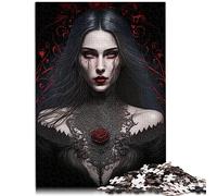 Puzzle gotico fantasma dell'oscurità per adulti, 1000 pezzi in cartone, puzzle difficile e stimolante, 1000 pezzi, 10,27 x 14,96 pollici