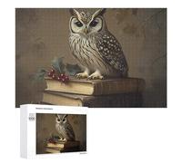 Puzzle gotico gufo per adulti attività familiari giochi decorazione casa puzzle 1000 PCS