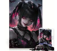 Puzzle gotico psichedelico da 1000 pezzi per adolescenti, gioco di abilità mentale, design rilassante e divertente, (38x52cm)