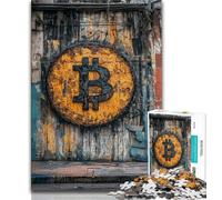 Puzzle Graffiti Bitcoin per adolescenti 1000 pezzi giochi educativi decorazioni per la casa ideali come regalo per tutta la famiglia (50x75cm)