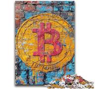 Puzzle Graffiti Bitcoin per adulti e adolescenti, adatti a bambini dai 14 anni in su, per il divertimento in famiglia Sono ideali come regalo per tutta la famiglia, 50x75cm