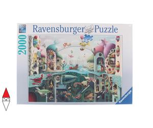PUZZLE GRAFICA RAVENSBURGER FANTASY SE I PESCI POTESSERO CAMMINARE 2000 PZ