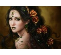 Puzzle Grafika rosa dorata 1000 pezzi