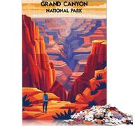 Puzzle Grand Canyon Majesty da 1000 pezzi per adulti, puzzle di carta per adulti, adolescenti, ragazzi, uomini e donne, regalo 38x26 cm/1000 pezzi