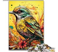 Puzzle "Green Sparrow" da 1000 pezzi per adulti. Puzzle difficili per adulti. Perfetto per il divertimento in famiglia a Natale, Ringraziamento, compleanni e Pasqua. Dimensioni: 50x75cm.