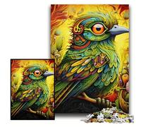 Puzzle Green Sparrow da 1000 pezzi per adulti, puzzle in cartone per adolescenti e ragazzi, ideale come regalo di compleanno e per le feste, dimensioni 26x38cm.